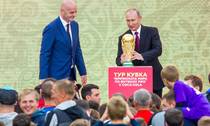 На фестивале детского футбола «МЕТРОШКА»  будет демонстрироваться Кубок Чемпионата мира по футболу FIFA